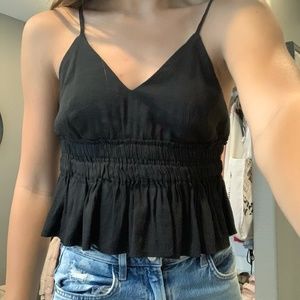 ❤️Cotton Candy Black Tank Top